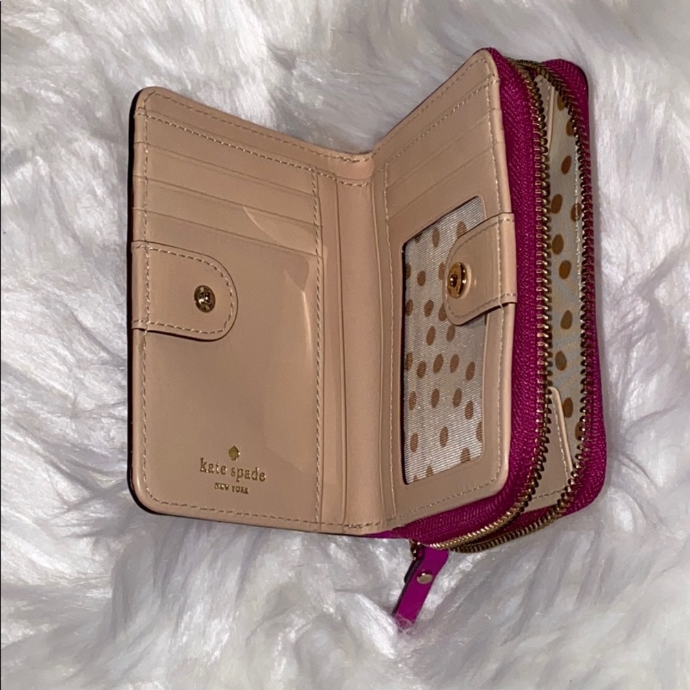 Kate Spade Hot Pink Wallet - Picture 3 of 7